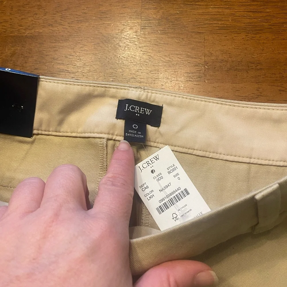J. Crew Women's Chino Shorts NWT